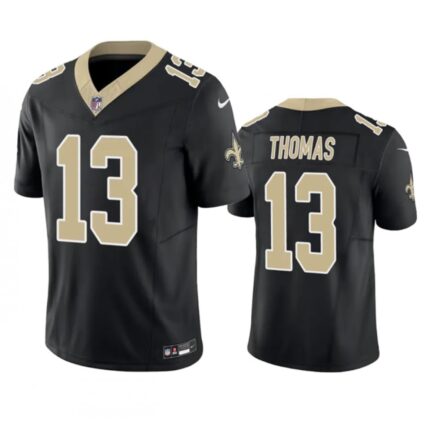 Men's New Orleans Saints #13 Michael Thomas Black 2023 F.U.S.E. Vapor Untouchable Limited Stitched Jersey