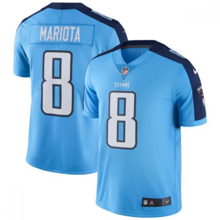 Men's Tennessee Titans #8 Marcus Mariota Nike Light Blue Vapor Untouchable Limited Stitched NFL Jersey