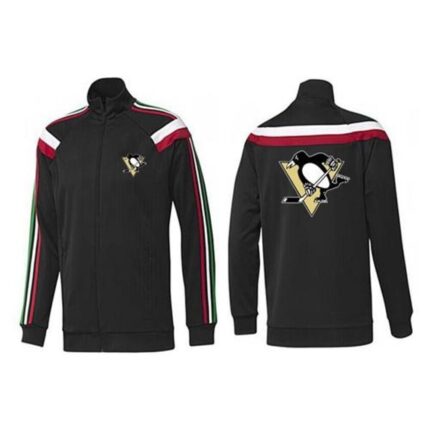 NHL Pittsburgh Penguins Zip Jackets Black-2