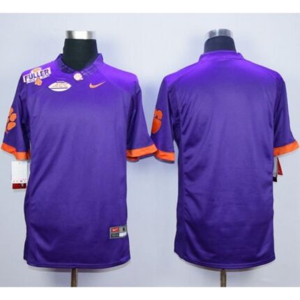 Tigers Blank Purple Limited Stitched NCAA Jersey