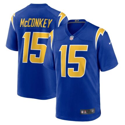 Ladd McConkey Los Angeles Chargers Nike Alternate Game Jersey - Royal