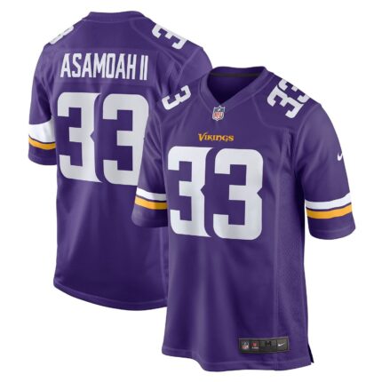 Brian Asamoah Minnesota Vikings Nike Game Jersey - Purple