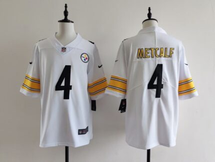 Men's Pittsburgh Steelers DK Metcalf Nike Jersey - White