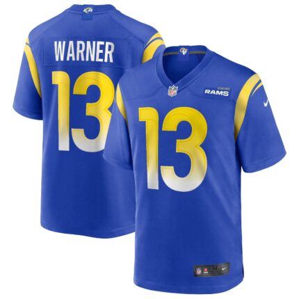 Kurt Warner Los Angeles Rams Nike Game Retired Jersey - Royal