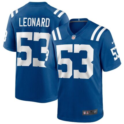Shaquille Leonard Indianapolis Colts Nike Game Jersey - Royal