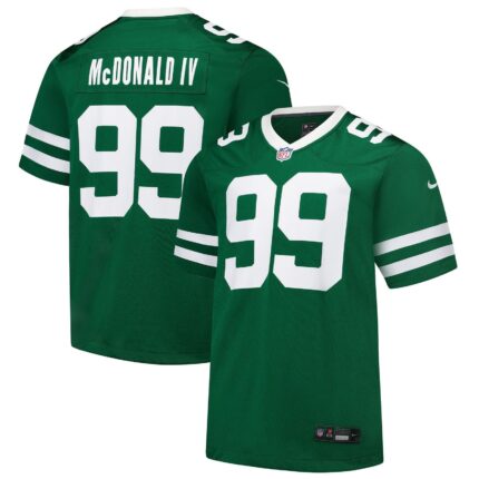 Will McDonald IV New York Jets Nike Team Game Jersey - Legacy Green