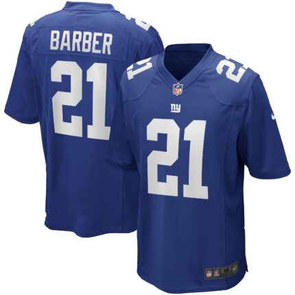 Tiki Barber New York Giants Nike Game Retired Jersey - Royal
