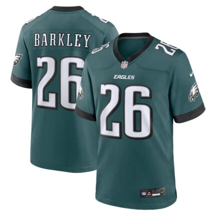 Saquon Barkley Philadelphia Eagles Nike Game Jersey - Midnight Green