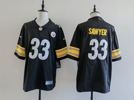 Men's Pittsburgh Steelers Jack Sawyer Nike Jersey - Black