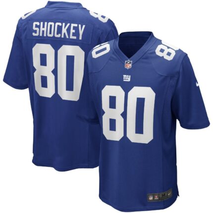 Jeremy Shockey New York Giants Nike Game Retired Jersey - Royal