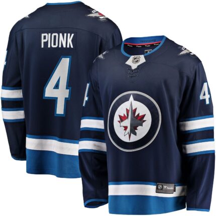 Men's Winnipeg Jets Neal Pionk Fanatics Navy Jersey