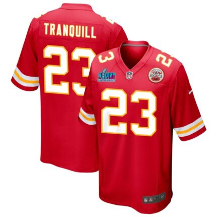 Drue Tranquill Kansas City Chiefs  Super Bowl LVII Game Jersey - Red